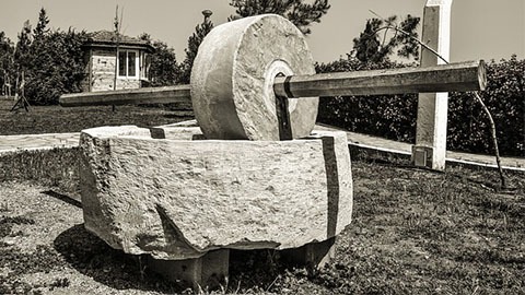 Molino de trigo antiguo